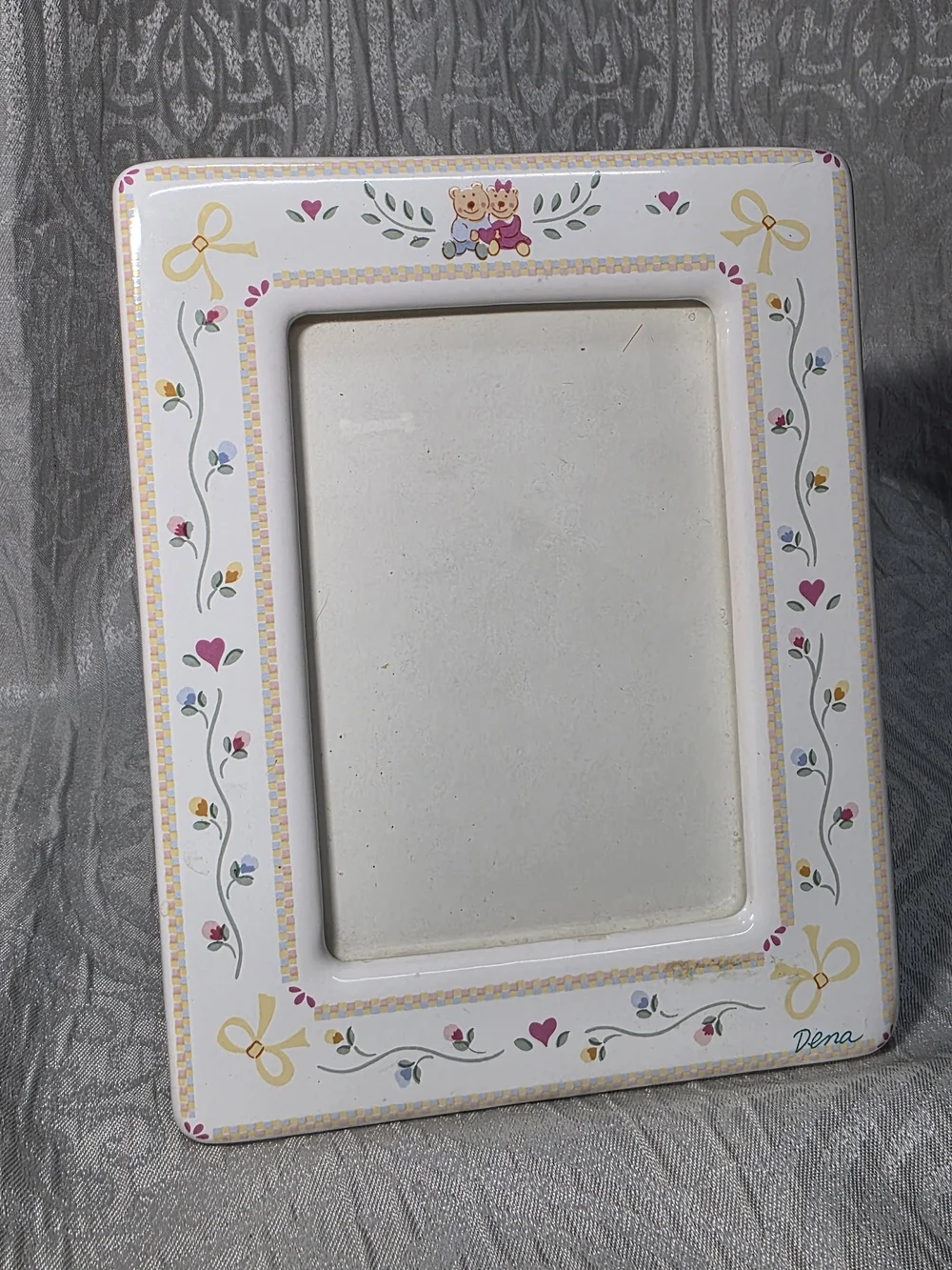 Vintage Ceramic Picture Frame